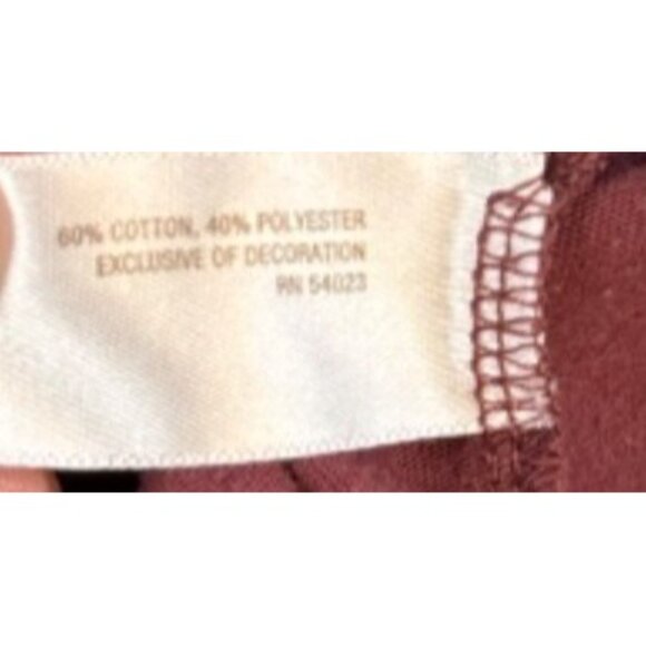 Old Navy Varsity 8 Short Sleeve Polo Slim Fit Maroon Size XL - Picture 9 of 9
